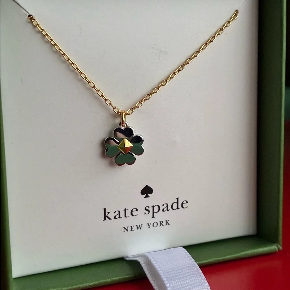 Kate Spade Necklace,Kate Spade Gold and Silver Floral Necklace